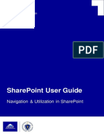 Sharepoint User Guide: Navigation & Utilization in Sharepoint