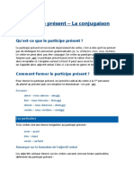 Grammaire - Le Participe Présent