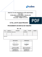 S-TAL-JJ4-ITC-QUA-PRD-0013: Procedimiento de Montaje de Tableros Rev. 00