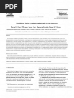 Usabilidad de Los Productos Electrónicos de Consumo