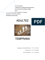 Adultez Temprana. Trabajo