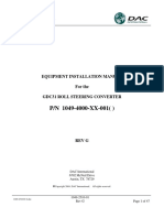 P/N 1049-4000-XX-001 : Equipment Installation Manual For The Gdc31 Roll Steering Converter