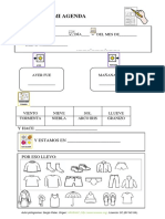 Escribo en Mi Agenda: HOY ES, - DÍA - DEL MES DE