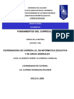 Orientaciones Academicas Fundamentos Curriculares 2020