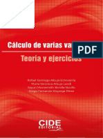 Cálculo de Varias Variables Teoría y Ejercicios ESPOCH