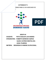 Ficha de Seguridad para El Uso Adecuado de Herramientas: Actividad #6