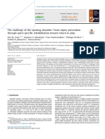 The Challenge of The Sporting Shoulder From Injury Prevention Through Sport Specific Rehabilitation Toward Return To Play