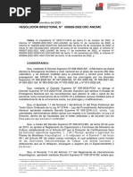 Resolucion Directoral #000638-2022-Ddc Anc/Mc: Huaraz, 14 de Noviembre Del 2022