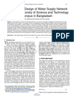 Water Supply System of UNIVERSITY IN BANGLADESH