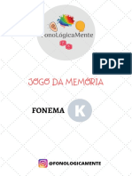 Jogo Da Memória: Fonema