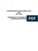 Comprehensive Development Plan (CDP) 2017-2022 Municipality of Radjah Buayan Maguindanao Province