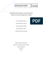 Informe de Riesgo Químico - Evaluación de BTX (Benceno, Tolueno, Etilbenceno Y Xileno)