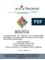 CONVOCATORIA ADUANA NACIONAL Notificador 2022