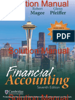 Financial Accounting, 7e by Pfeiffer, Hanlon, Magee 2023, Solution Manual Chapter 1