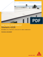 Method Statement: Sikalastic-632R