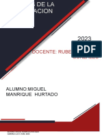 Docente: Ruben Cansaya Gonzales: Alumno:Miguel Manrique Hurtado