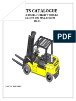 Parts Catalogue: Voltas Diesel Forklift Truck Model: DVX 506 Max at HVM Bs Iii