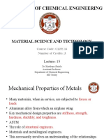 Department of Chemical Engineering: Material Science and Technology