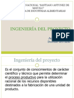 Ingeniería Del Proyecto: Universidad Nacional "Santiago Antunez de Mayolo" Ingeniería de Industrias Alimentarias