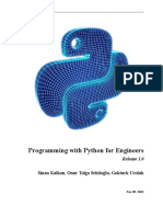 Programming With Python For Engineers: Sinan Kalkan, Onur Tolga Sehitoglu, Gokturk Ucoluk