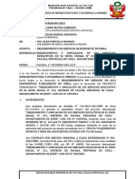 Informe #004 2023 Informe de Requerimiento de Servicio de Residente de Obra, Ututo Pavimento