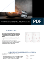 Corriente Alterna Monofasica: David Salas Cid