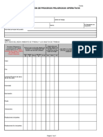 Identificación de Procesos Peligrosos Operativos: Fecha