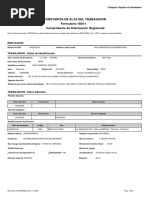 Formulario 1604-1 Constancia de Alta Del Trabajador: Empleador