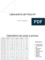 Laboratório de Física IV: Prof. Helena