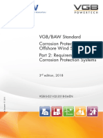 VGB/BAW Standard Corrosion Protection For Offshore Wind Structures Part 2: Requirements For Corrosion Protection Systems