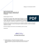 Ing. Oscar Escobar Castillo Director Gral. Normas de Construcción y DU Ministerio de Transporte e Infraestructura Su Despacho