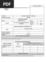 Datos Del Curso: Control de Lectura