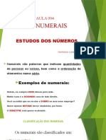 Aula 004 Numerais