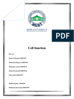 Cell Function: Done by