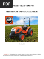 CK4010KiotiTractor Manual