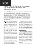 Ortocirugia Clase Iii Oligodoncia