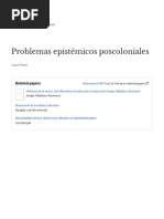 Problemas Epistémicos Poscoloniales: Related Papers