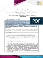 Guia de Actividades y Rúbrica de Evaluación - Escenario 3 - Relato Digital