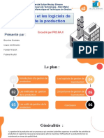 Ies Outils Et Les Logiciels de Gestion de La Production: Présenté Par