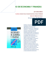 Diccionario de Economia y Finanzas (Sabino)