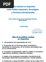 2022 07 14 Politica Nuclear No Proliferacion Presiones Internacionales