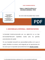 Tema 6 Constitución de Sociedades