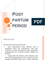 Post Partum Period