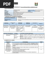 Sesión de Aprendizaje 03 "Evaluación Diagnóstica Competencia Lee" I.-Datos Informativos