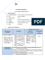 Actividad de Aprendizaje: Institución Educativa 14993 Parkinsonia