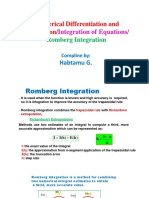 Romberg & Gaussian Integration) - Part 2