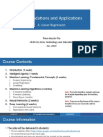 AI Foundations and Applications: 4. Linear Regression