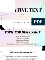 Narative Text: Anita Fitri Oktaviani