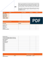 Investment Organizer Tool