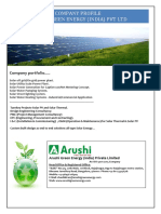 ARUSHI Green Company PROFILE